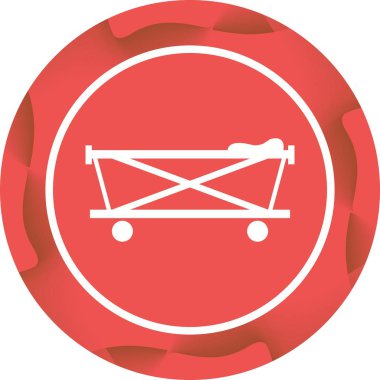 Güzel Sedye Vektörü Kabartma simgesi