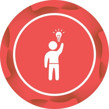 Güzel ışık vektörü şekil simgesi