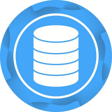 Güzel Veritabanı Vektör Kabartma simgesi