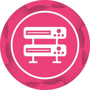 Güzel Sunucu Vektör Kabartma simgesi