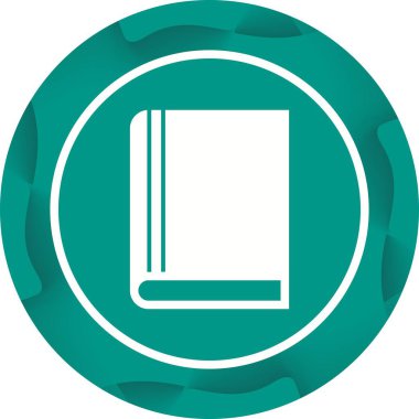 Güzel Kitap Vektörü Glyph simgesi