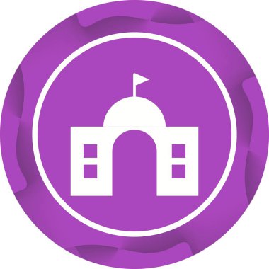 Güzel Üniversite Vektör Sembolü Simgesi