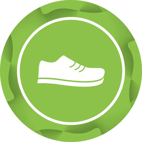 Beautiful Shoe Vector Glyph icon — Stock Vector