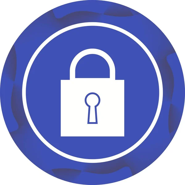 Beautiful Security lock Vector Glyph icon — Stock Vector