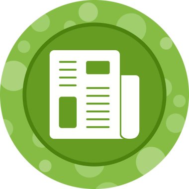 Güzel Rapor Vektörü Kabartma Simgesi