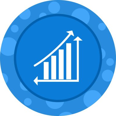 Güzel Yükselen Çubuk Vektör Kabartma simgesi