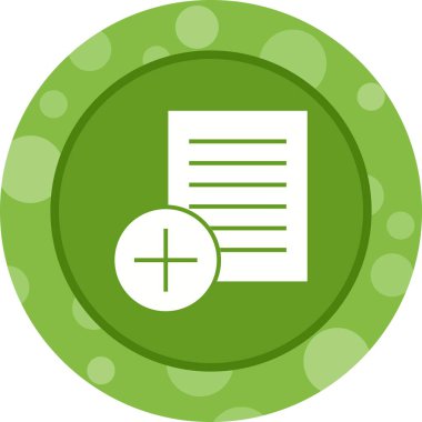 Güzel Belge Vektörü Sembolü Ekle