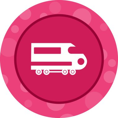 Güzel Mermi Treni Vektör Kabartma Simgesi