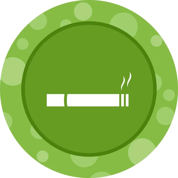 Krásná ikona Cigarette Vector Glyph — Stockový vektor