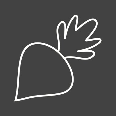 Güzel Pancar Hattı Vektör Simgesi