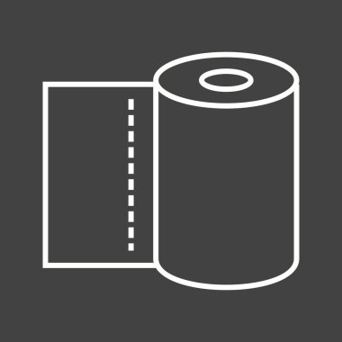 Güzel Doku Yuvarlama Çizgisi Vektörü Simgesi