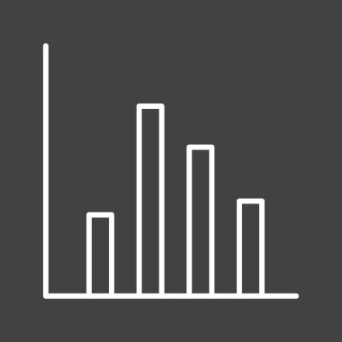 Güzel Grafik Çizgisi Vektör Simgesi