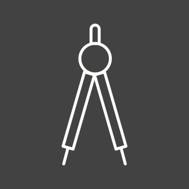 Güzel Pusula Satır Vektörü Simgesi