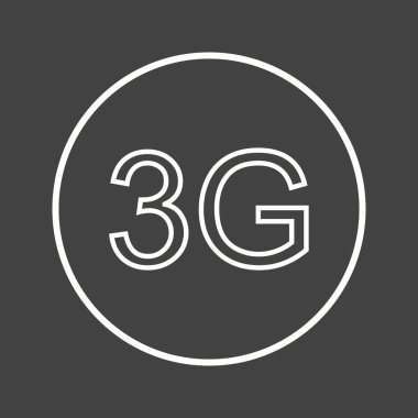 Güzellik 3G Satır Vektörü Simgesi