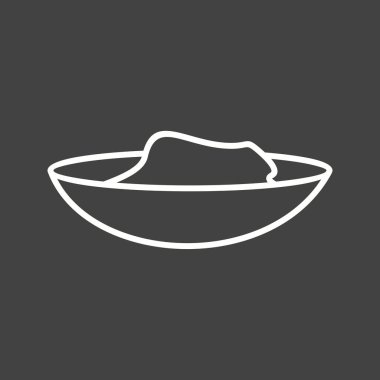 Güzel Çimento Çekmecesi Çizgisi Vektör Simgesi