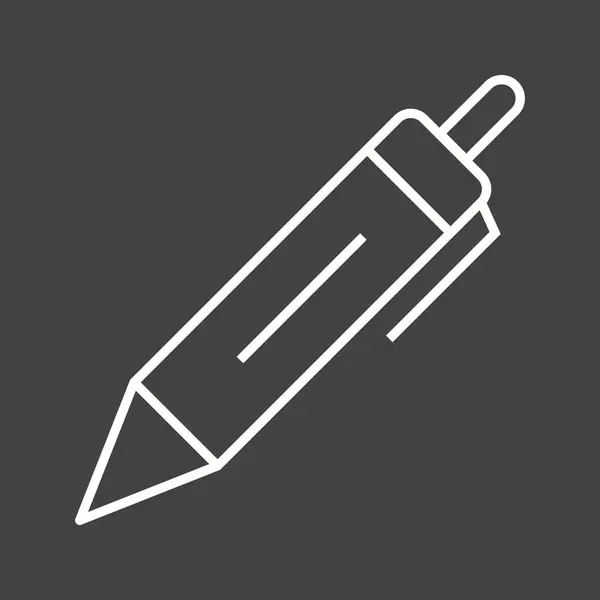 Prachtige pen lijn vectoricoon — Stockvector