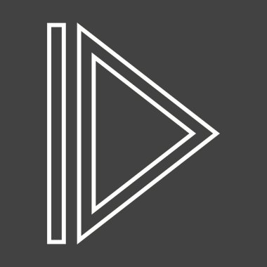 Güzel Ok Sonraki Satır Vektör Simgesi