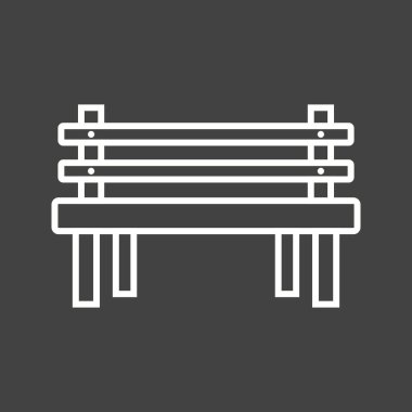 Güzel Benç Çizgisi Vektör Simgesi