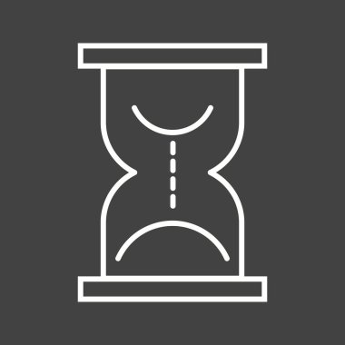 Güzel Kum Saati Vektör Simgesi