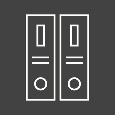 Güzel Arşiv Satırı Vektör Simgesi