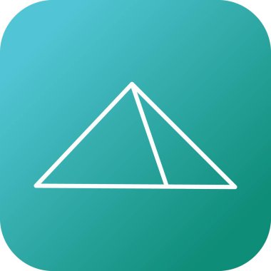 Güzel Piramit Satır Vektörü Simgesi