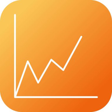 Güzel Grafik Çizgisi Vektör Simgesi