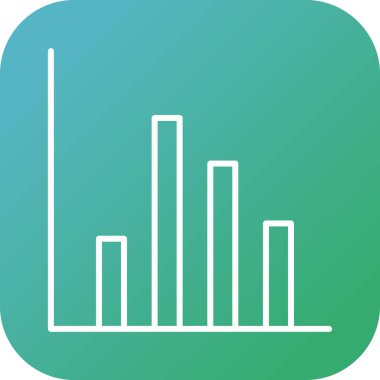 Güzel Grafik Çizgisi Vektör Simgesi