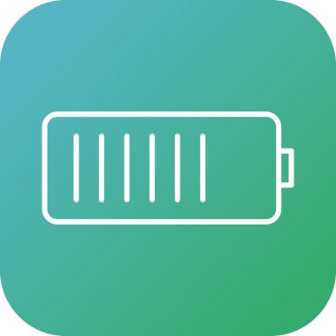 Güzel Mobil Pil Vektörü Simgesi