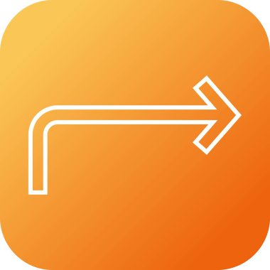 Soldaki Oka Güzel Satır Vektörü Simgesi