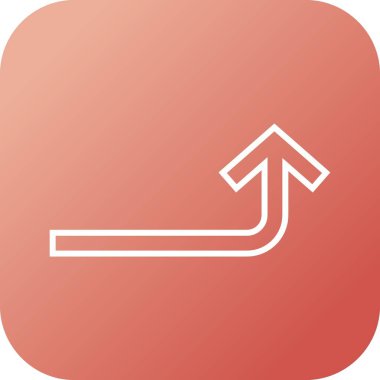 Güzel Dönüş Satır Vektörü Simgesi