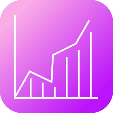 Güzel Grafik Çizgisi Vektör Simgesi