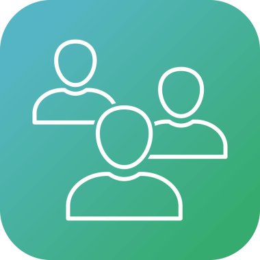 Güzel Buluşma Çizgisi Vektör Simgesi