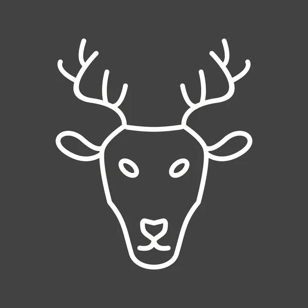 Piękna ikona wektora Wild Animal Line — Wektor stockowy