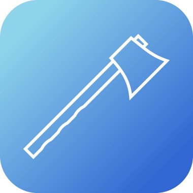 Güzel Axe Satır Vektörü Simgesi