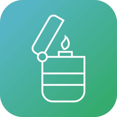 Güzel Işık Çizgisi Vektör Simgesi