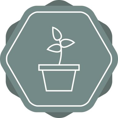 Güzel Yerleştirme Hattı Vektör Simgesi