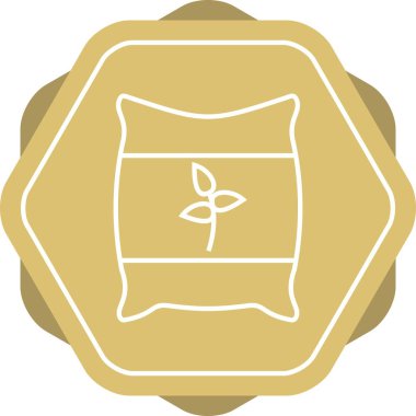 Güzel Tohumlar Satır Vektörü Simgesi