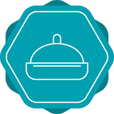 Güzel Yemek Hattı Vektör Simgesi