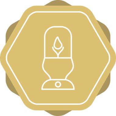 Güzel Laltain Satır Vektörü Simgesi