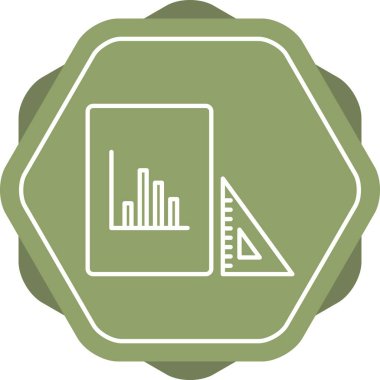 Güzel Set Kare & Grafik Çizgisi Vektörü Simgesi