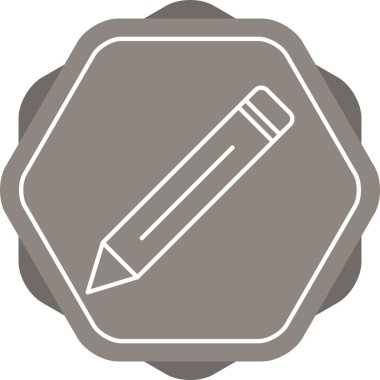 Güzel Kalem Satırı Vektör Simgesi