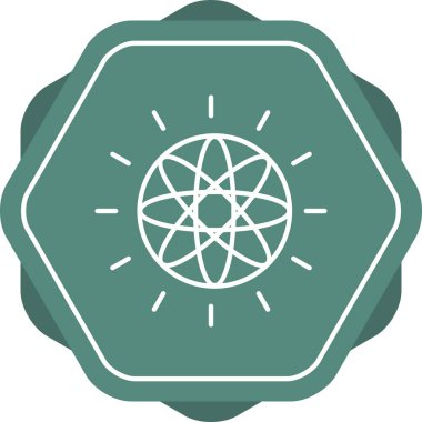 Güzel Küre Çizgisi Vektör Simgesi