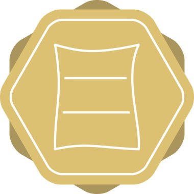 Güzel Çimento Çanta Hattı Vektör Simgesi