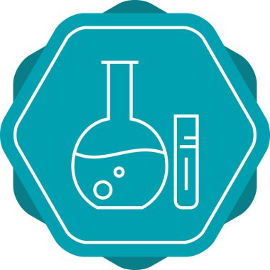 Güzel Matara Çizgisi Vektör Simgesi