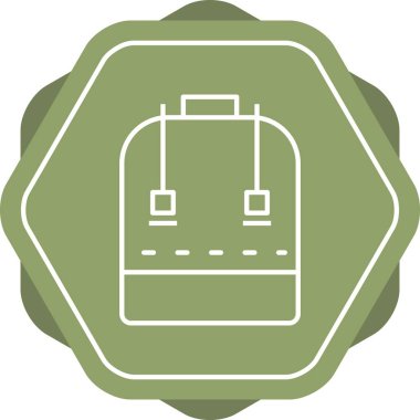 Güzel Çanta Satırı Vektör Simgesi