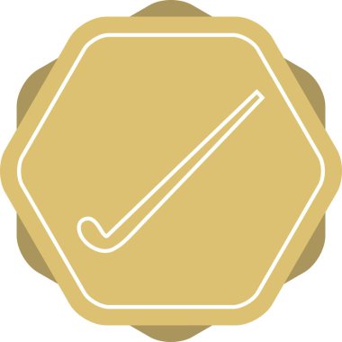 Güzel Hokey Çizgisi Vektör Simgesi