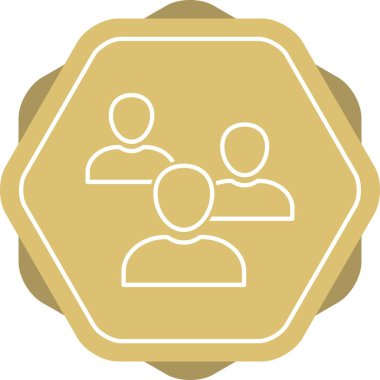 Güzel Buluşma Çizgisi Vektör Simgesi