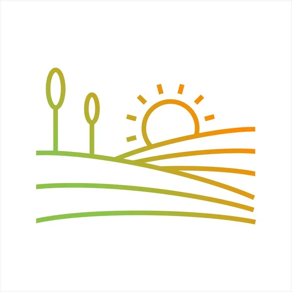 Güzel tarım Hattı Vektör Simgesi