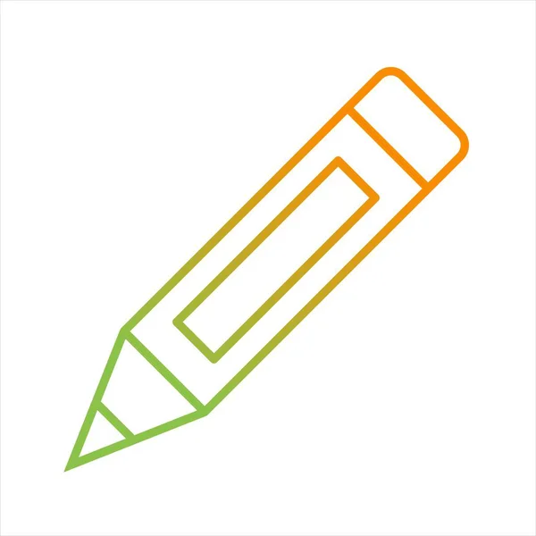 Ícone de linha bonita caneta Vector —  Vetores de Stock
