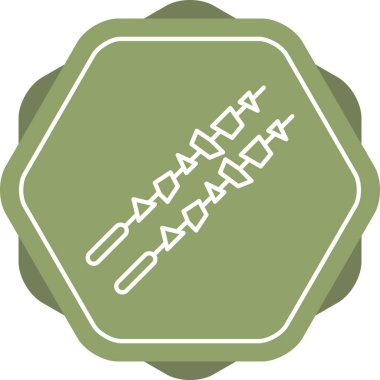 Güzel Çubuk Satır Vektörü Simgesi